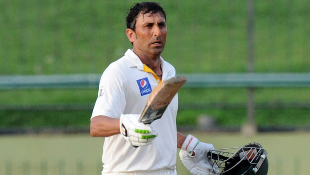 Younis Khan anchored the record run chase for Pakistan © AFP