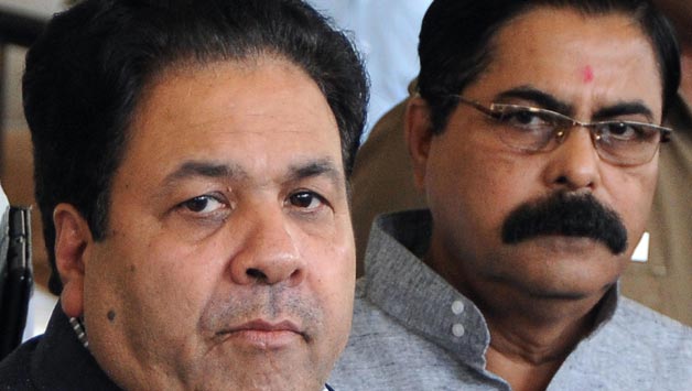 Rajiv Shukla (left) also said there was time left before the next edition of the tourney and therefore there was no need to rush © IANS (File Photo)