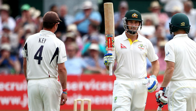 Shaun Marsh (middle) made 101 before retiring out as did fellow opener David Warner © Getty Images (File Photo)