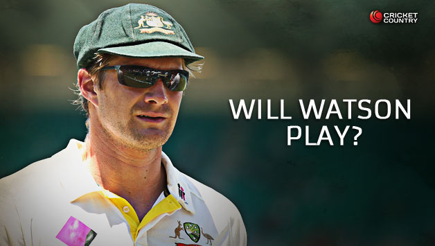 Shane Watson (Above) may be replaced by all-rounder Mitchell Marsh © Getty Images