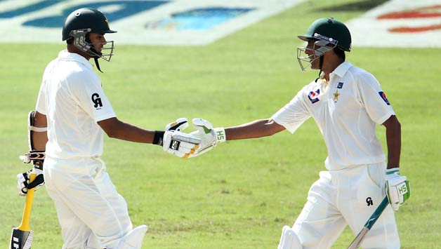 Younis Khan (Right) was dismissed at the stroke of lunch but Azhar Ali (Left) will look to continue his good run in the second session © Getty Images (File photo)