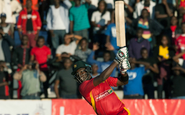 Elton Chigumbura's unbeaten century was smartly paced © AFP