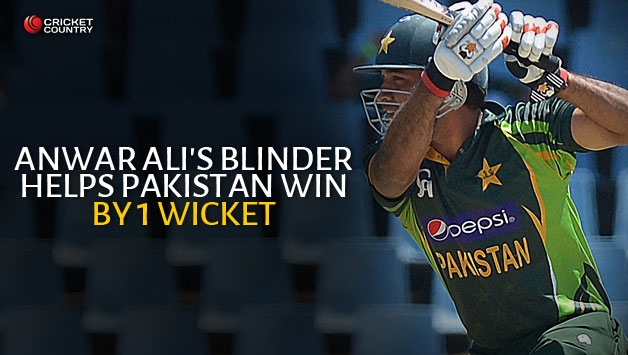 Anwar Ali played a blinder of an innings of 46 off just 17 deliveries © AFP