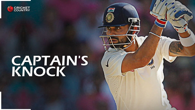Virat Kohli scored his 11th Test fifty © AFP