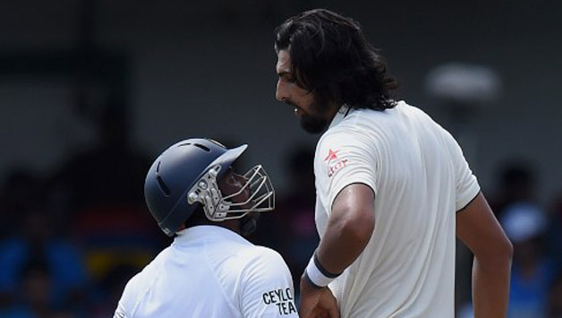 Ishant Sharma was involved in an altercation with Rangana Herath yesterday © Getty Images