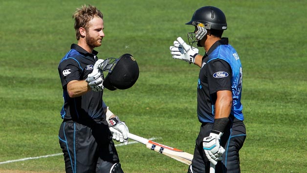 Kane Williamson (left) and Ross Taylor have the second-best © 