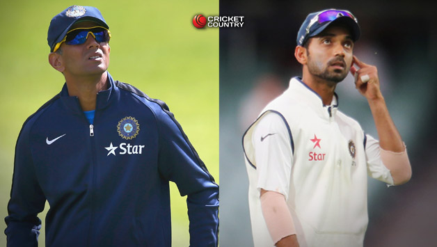 Rahul Dravid (left) and Ajinkya Rahane © Getty Images