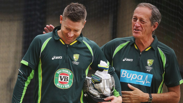 Peter Brukner (right) is Australia's team doctor © Getty Images