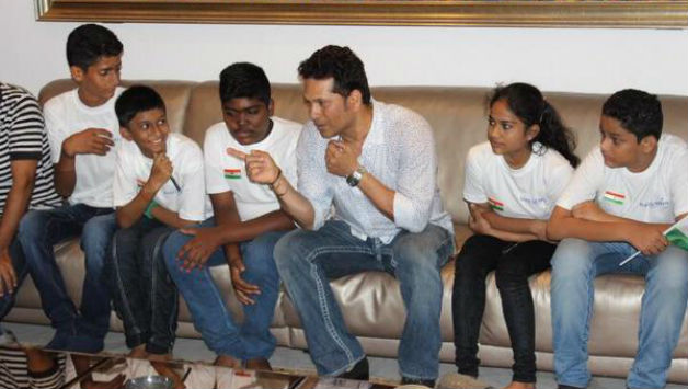 Sachin Tendulkar . Picture courtesy: Sachin Tendulkar 