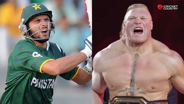 Shahid-Afridi-–-Brock-Lesnar