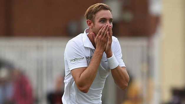 Stuart Broad's (above) now-famous shocked expression was referenced by David Lloyd © Getty Images