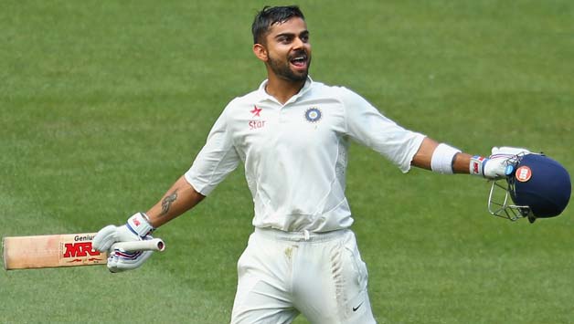 Rajkumar Sharma, Virat Kohli's (above) coach, said the India skipper believes in playing aggressive cricket © Getty Images
