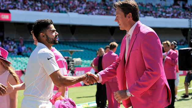 Glenn McGrath said that if Virat Kohli  fire up in the middle, he is not going to take that backward step © Getty Images