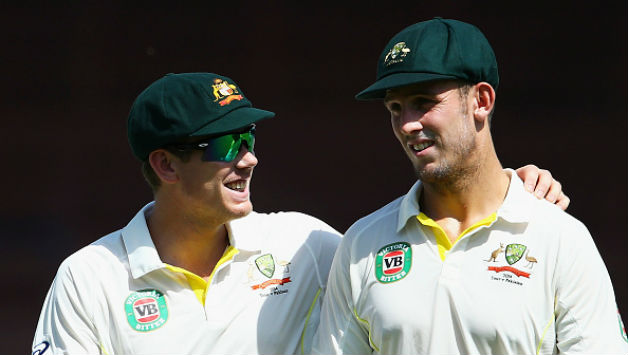 Mitchell Marsh (right) has played seven Tests for Australia © Getty Images