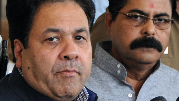 Rajiv Shukla (left) has asked the PCB if they could guarantee full security to the Indian players © PTI