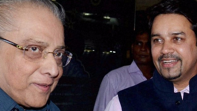 Jagmohan Dalmiya (left) is credited with overseeing India’s emergence as the game’s powerhouse © PTI