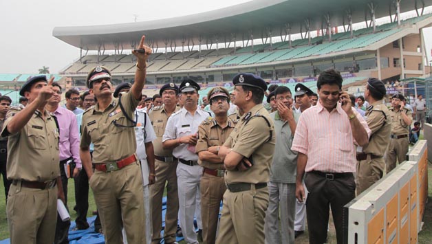A four-tier security checking will be in place near the gates from where the spectators enter the ground © IANS
