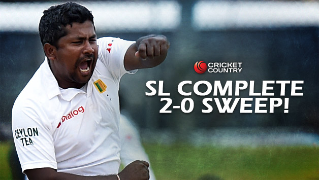 Rangana Herath finished with figures of 4 for 56 © Getty Images