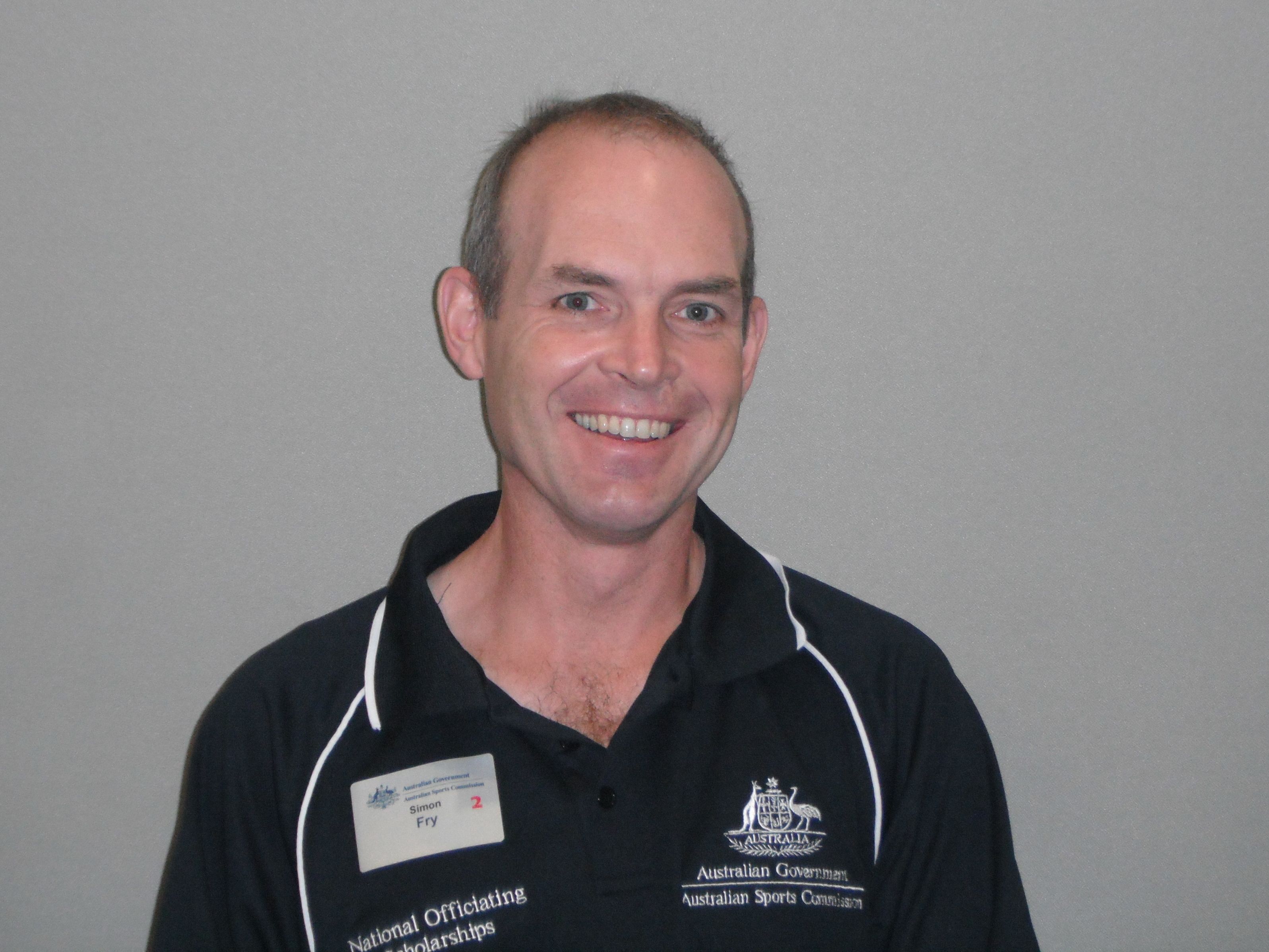 Simon Fry joins the elite group of Test umpires © ausport.gov.au