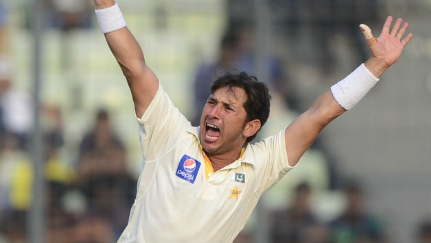 Yasir Shah suffered a back problem on Monday while bowling in the nets © AFP