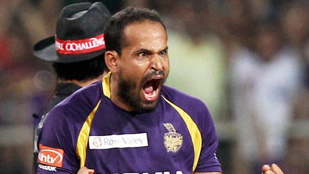 yusuf Pathan's figures were striking as he bowled 10.4 overs on the trot from the pavilion end for his four wickets © PTI (File Photo)
