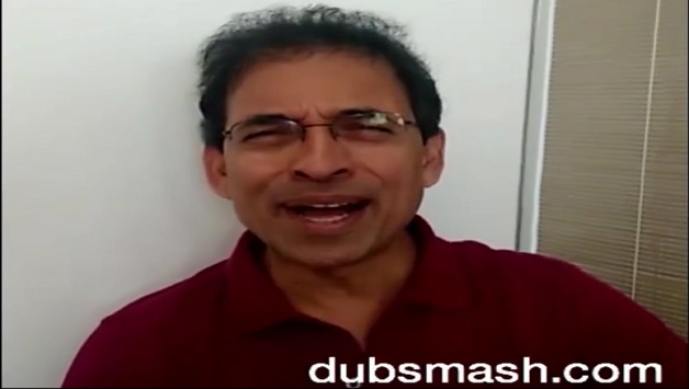 Harsha Bhogle makes his dubsmash debut