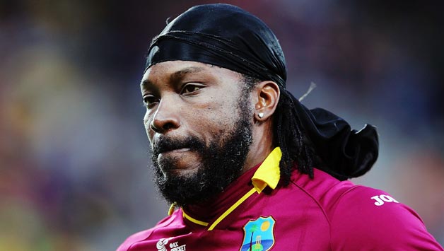 Chris Gayle's last appearance for West Indies was in the ICC World Cup 2015 quarter-final against New Zealand © Getty Images