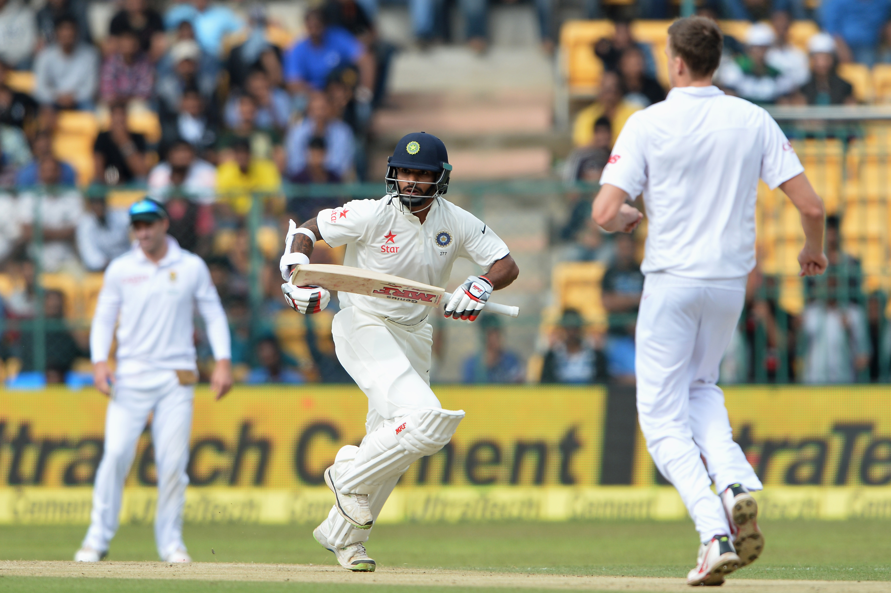 Shikhar Dhawan will look to play to his strengths at Nagpur  © AFP