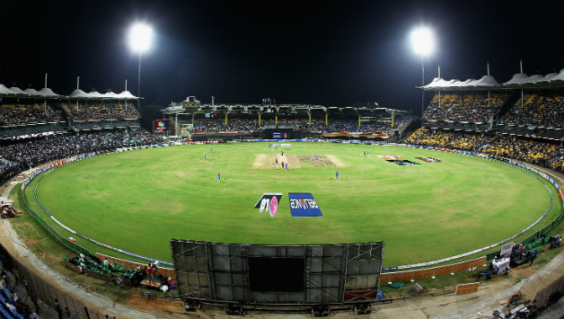 A general view of the MA Chidambaram Stadium during a warm-up fixture between India and New Zealand in the ICC World Cup 2011 © Getty Images