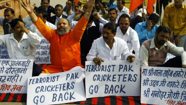 Shiv Sena have always been vocal about India not resuming cricketing ties with Pakistan © Getty Images