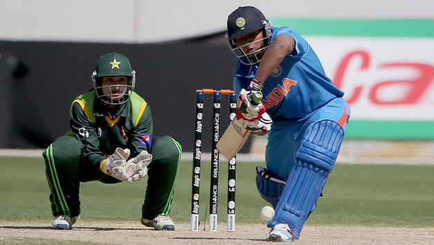 Sarfaraz Khan struck an unbeaten half-century to steer the team to a seven-wicket win over Bangladesh © Getty Images