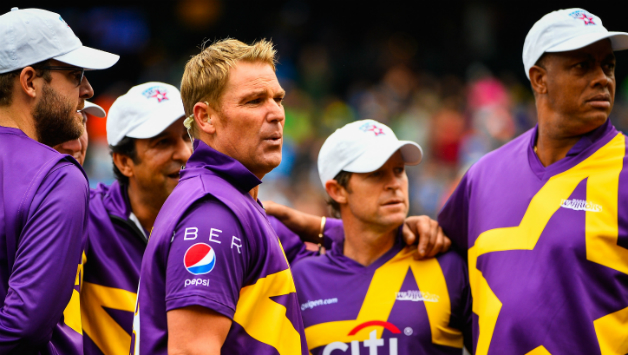 Warne's Warriors won the first fixture against Sachin's Blasters at New York © Getty Images