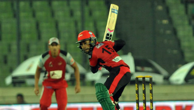 Mushfiqur Rahim in action. Photo Courtesy: Mushfiqur Rahim's Twitter account