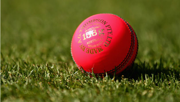 A pink cricket ball is seen prior to the Tour Match between the Cricket Australia XI and New Zealand at Blacktown International Sportspark on October 29, 2015 in Sydney © Getty Images