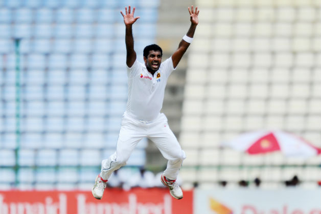 Dhammika Prasad has picked up 75 wickets in 25 Tests © Getty Images