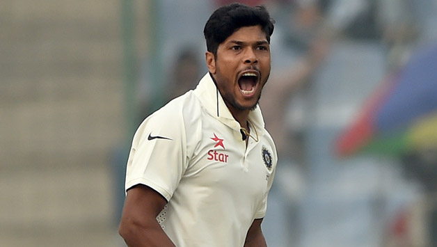 Umesh Yadav made sure that he claims the first of the remaining five wickets to give India the momentum © AFP