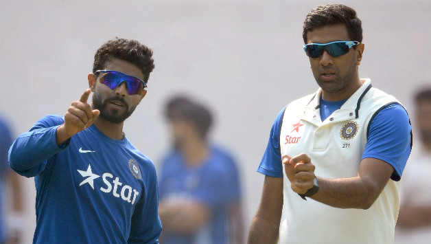 The Usual Suspects: Ravindra Jadeja (left) and Ravichandran Ashwin took 54 wickets between them against South Africa © AFP
