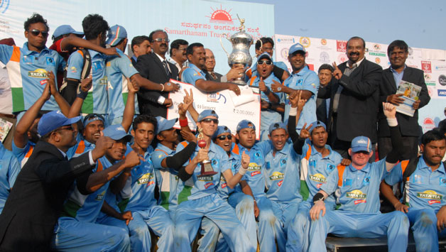 The Indian blind cricket team made the country proud by winning the T20 World Cup in 2012.