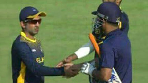 The image reveals that the players shook hands after the match. Photo Cortesy: Sivaram Ganesan's Facebook Profile