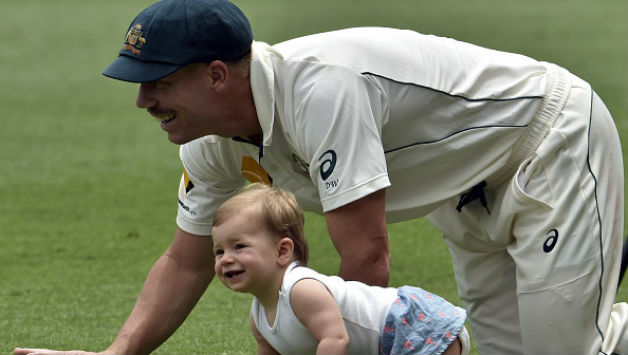 David Warner has a one-year-old daughter Ivy Mae © Getty Images