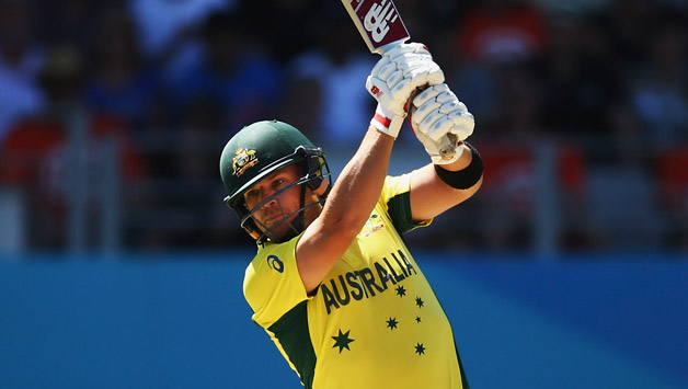 Aaron Finch started scratchily but progressed in spectacular fashion to headline Australia's chase © Getty Images