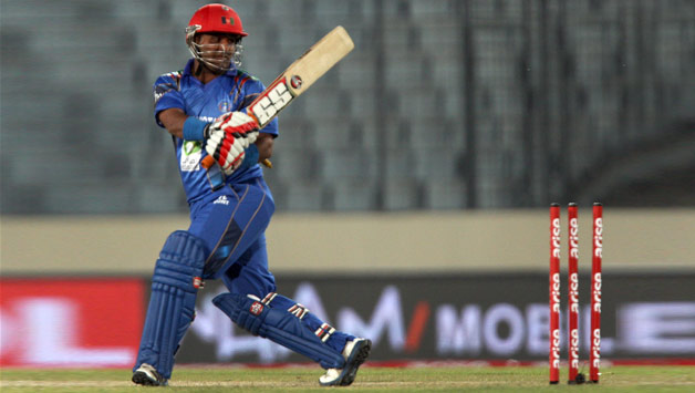 Mohammad Shahzad was relentless in his attack as he finished with an unbeaten ton © AFP (File photo)