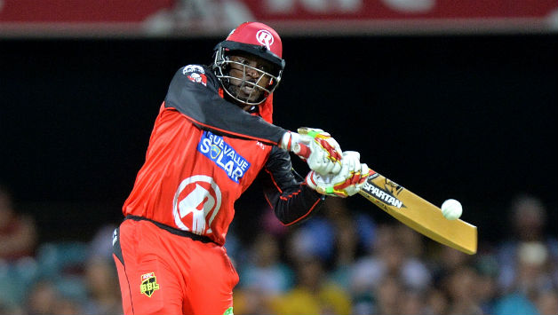 Chris Gayle went on to score 56 off 17 deliveries © Getty Images