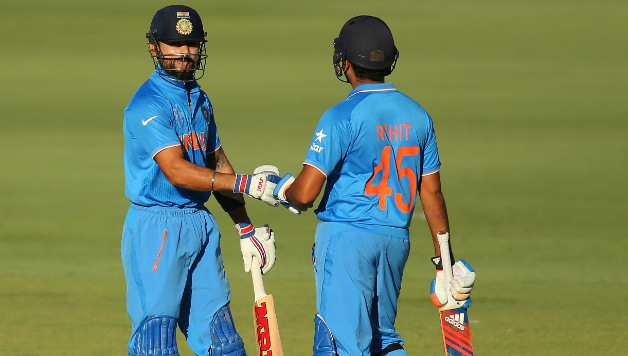Virat Kohli (Left) and Rohit Sharma are the biggest contributors to the record having scored two hundreds each © Getty Images (File Photo)