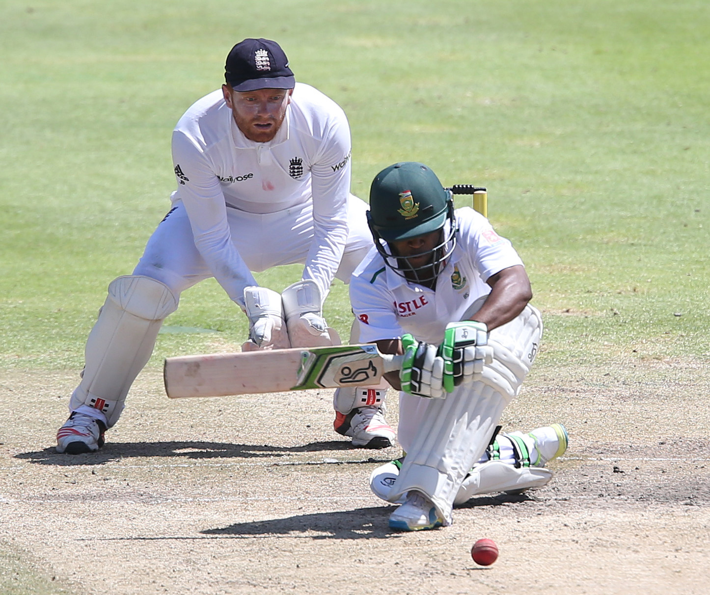 Temba Bavuma scored his maiden Test ton © Getty Images