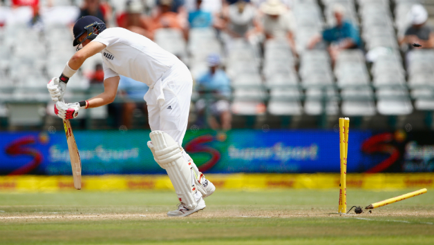 Joe Root got bowled by Chris Morris © Getty Images