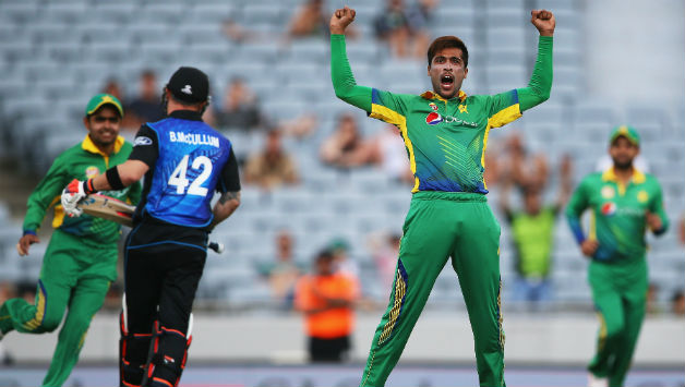 Left-arm fast bowler Mohmmad Aamer took two wickets in the match © Getty Images