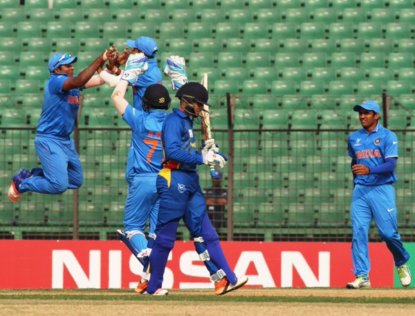 India U-19 qualifies for the semi-finals of the ICC U19 Cricket World Cup (Photo Courtney : ICC official handle )