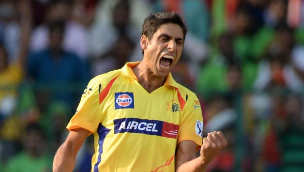 Seekkuge Prasanna was dismissed fror a mere single by fast-bowler Ashish Nehra (above) © IANS (File Photo)