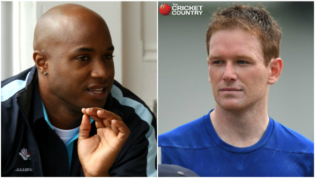 Tino Best (left) and Eoin Morgan © Getty Images